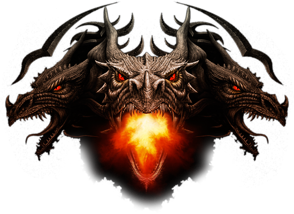 Dragon en feu